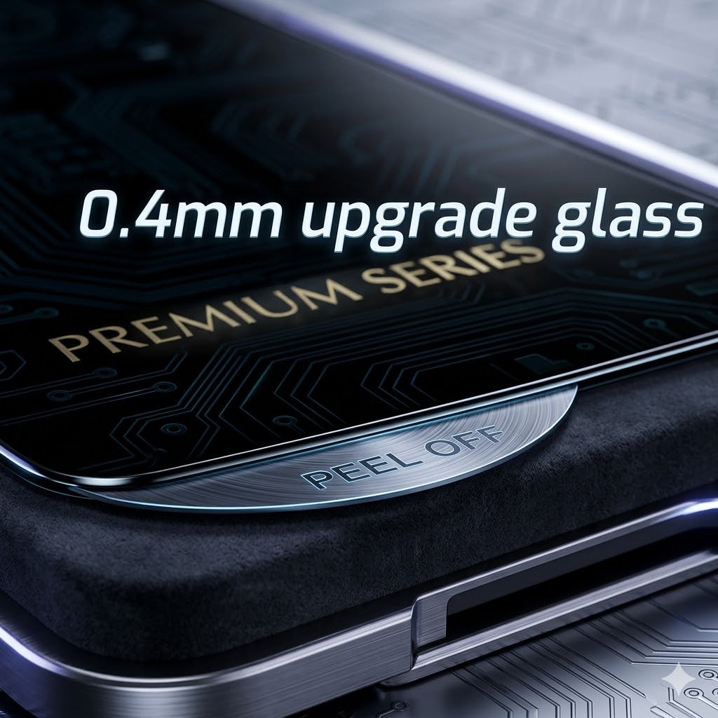 Pack of 5 premium iphone 15 to 17 protectors tempered glass high class clear glass