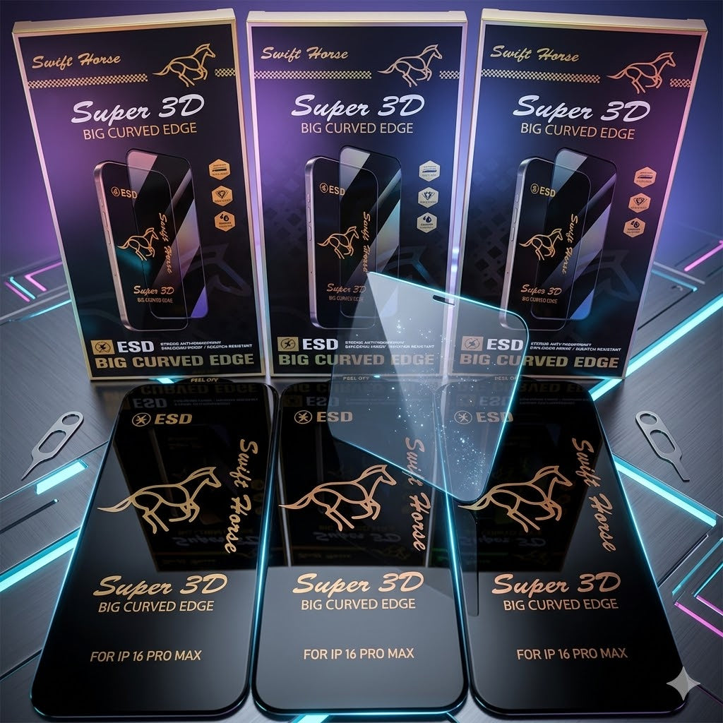 Pack of 5 premium iphone 15 to 17 protectors tempered glass high class clear glass