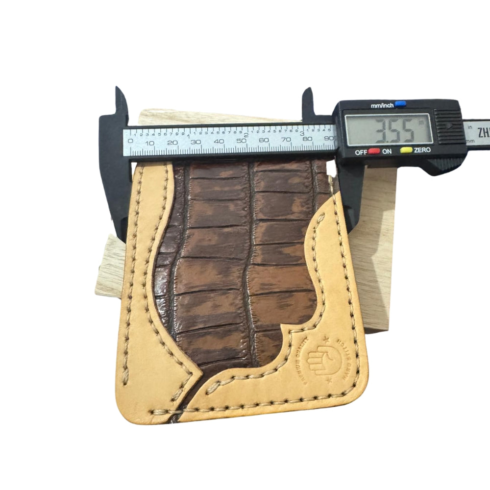 Hand Made Geniun Leather Wallet Double shade