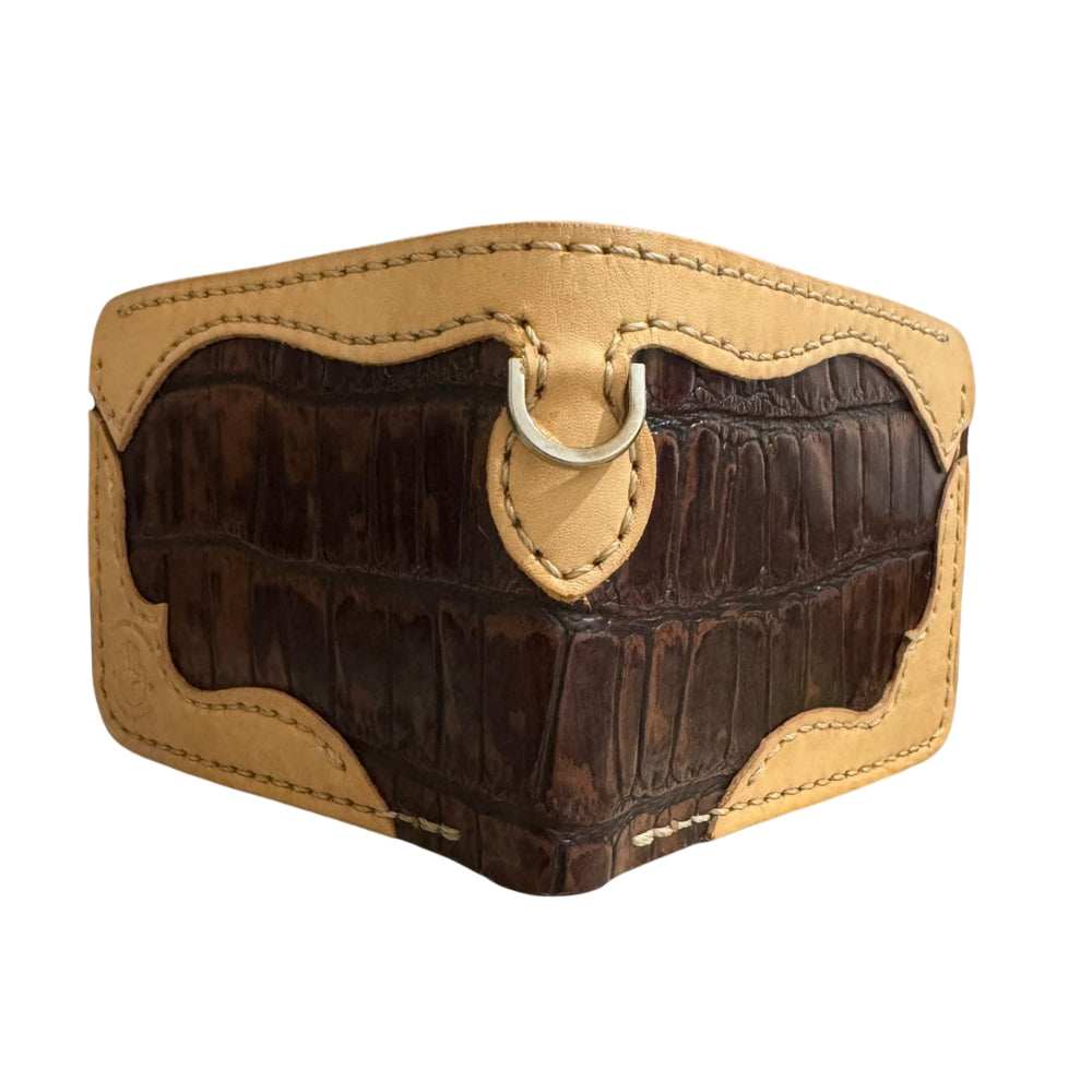 Hand Made Geniun Leather Wallet Double shade